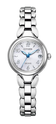 Citizen ES9470-50A Exceed Women's Watch, Silver, light silver, Bracelet Type