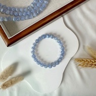 L1455 : Classic Design : Blue Lace Agate (8mm)