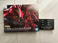 Bandai RG 1/144 沙薩比 Sazabi 連浮遊炮特效件