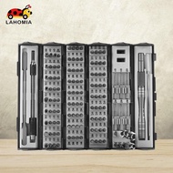 [lahomia] 128 in 1 Screwdriver Set with Cylindrical Case for Laptop Electronics Watch