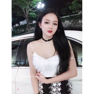BEAUTIFUL Fringed Two-String Shirt