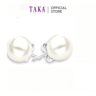 TAKA Jewellery Lustre Pearl Earrings 9K Gold