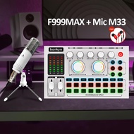 Bonkyo F999MAX M33 2in1 OTG Cable sound card live broadcast equipment full set Bluetooth live sound 