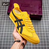 Onitsuka Tiger Shoes MEXICO 66 Lambskin Men's Shoes Women's Shoes Outdoor Sports Shoes Running Jogging Shoes Low Top Casual Leather Soft Soles Comfortable Light Breathable Walking Shoes