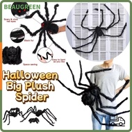 BEAUGREEN Decoration Large Black Spiders, Tricky Simulation Halloween Giant Realistic Spider, Gifts 