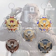 Keychain Action Creative Peripheral Friends Icon Pendant New Product Acrylic Decoration Rank Delta B