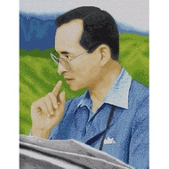 PINN SHOP ชุดปักครอสติช ในหลวง (พระเสโทหยด) CR9-04