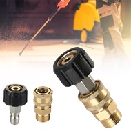 2024 M22 14mm High Pressure Washer Adapter Quick Connect Fittings  3/8 Inch Hose&amp;Gun Adapter Fitting Washer Hose Fittings Stainless Steel