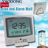 Digital Wall Muslim Azan Clock Pray Alarm Clock With Automatic Fajr Qibla Gift-HP