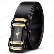 Automatic buckle belt cowhide mens belt belt automatic buckle Leather automatic buckle trendy belt/m