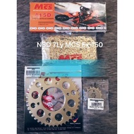 BỘ NSD MCS 7 LY CHO EXCITER 150