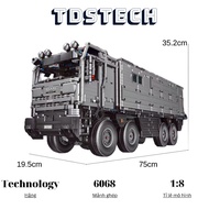 Mô Hình Lắp Ráp Siêu Xe Technic Moblie Home Man Rv Off Road 8X8 Tỉ Lệ 1:8 Sku T4009 6068 Chi Tiết Mả