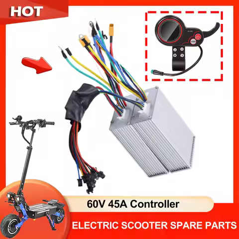 Yunli 60v 45A 50A electric scooter Accessories Sine Wave Controller for 60V patinete eléctrico bicic
