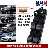 Suis Tingkap Power Window Pintu Toyota Corolla AE100 AE101 Power Window Main Switch