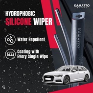 Kamatto Wiper Audi A6 C8/4K Avant/Wagon (2018-Present) Hydrophobic Silicone Water Repelling Coating