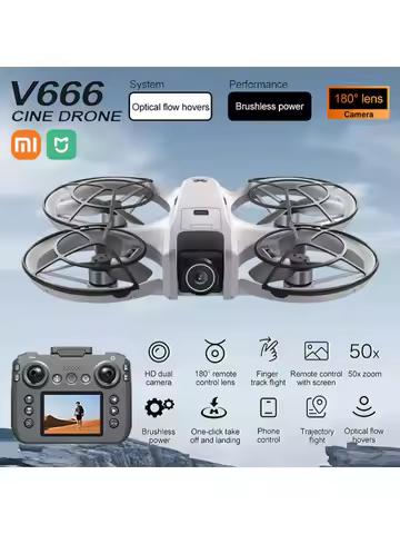 Xiaomi Mjia MINI V666 Drone 4K Professional WIFI 5G Dron Obstacle Avoidance Brushless Altitude Headl
