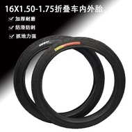 Authentic GIANT Giant Folding Bike Outer Tire Bicycle Tire16X1.5-1.75Inner and Outer Tire Accessorie
