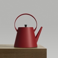กาน้ำชา/กาน้ำชาที่ใช้ในพิพิธภัณฑ์-กาน้ำร้อนที่ควบคุมอุณหภูมิได้กาน้ำร้อนไฟฟ้าที่มีจำนวนจำกัดสีแดงแห้ง