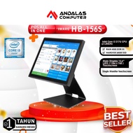 Mesin kasir PC POS All in One Core i5 Touchscreen Iware HB-156S