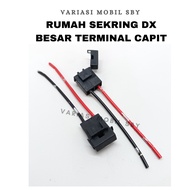 Fuse Box Fuse Box Socket Black Fuse Box Socket FUSE BOX CAR & MOTORCYCLE FUSE HOUSING