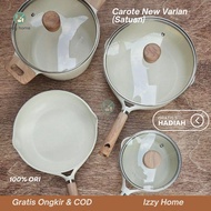 [New Variant] Carote Set White Single Kitchen Cookware