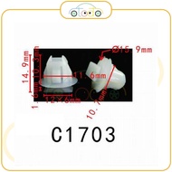 Plastic latch C1703 for Nissan cars manufactured with high accuracy