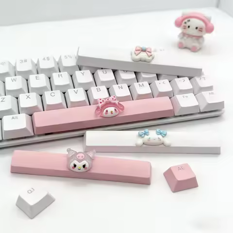 DIY Cute Little Girl Keycap 6.25u Spacebar Keycap Mechanical Keyboard Birthday Keycap Gift Offer