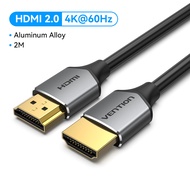 Vention สาย hdmi 2.0 ต่อทีวีสาย HDMI Cable สายhdtv Slim HDMI to HDMI 2.0 HDR 4K 60Hz for Splitter Ex