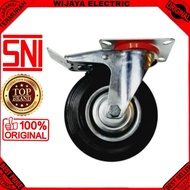 6 inch rubber wheels, rotating trolley wheels, 6 inch brakes, trolley wheels, cart wheels