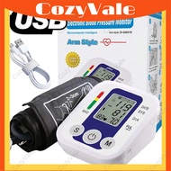 CozyVale Blood Pressure Monitor Digital Rechargeable Arm Type Original Accurate Meter Large