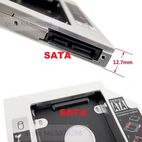 2nd HDD Hard Drive Optical bay Caddy Frame Bracket for HP Pavilion G6-1216tu G6-1309sm G6-2067ca G6-
