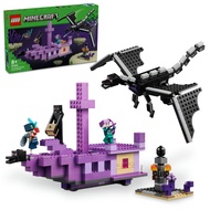 [BRiCKEM] LEGO Minecraft The Ender Dragon and End Ship Toy 21264