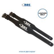 BBS Series Weight Lifting Leather Belt - High Quality, Squat, Deadlift, Tali Pinggang, Tebal, Back S