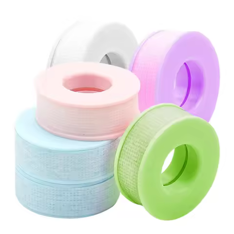 1 Rolls Silicone Micropore Tape for Eyelashes Lash Lift Adhesive Eyelash Extensions Accessories Non-