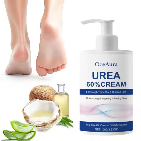 Urea 60% Foot Cream for Cracked Heels Intensive Moisturizing & Repair Callus & Dead Skin Remover Ant