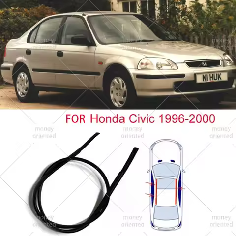 1PAIR FOR Honda Civic EK2 EK3 EK4 EK9 1996-2000 L+R Roof Seal Strip / Car roof rubber strip