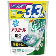 ARIEL - 日本Bio Science 4D炭酸洗衣球 36粒袋裝 (綠色-室內晾乾型) [平行進口]