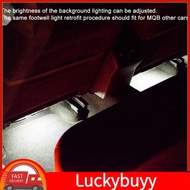 Luckybuyy-my Drfeify Footwell Light PA6 GF15 Interior Ambient Lighting Kit 2Pcs 12V White LED 5G0947