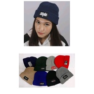 Knitted beanie hat men's and women's beanie hat beanie hat distro beanie hat