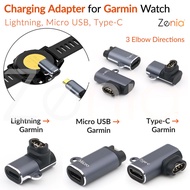 Micro USB/IOS/Type C to 4pin Charger Connector Charging Converter Adapter for Garmin Forerunner 55 2