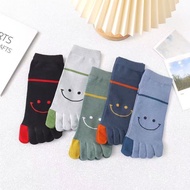 Five-Finger Socks Short Tube Socks Combed Cotton Branch Socks 25.10.23
