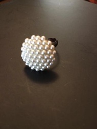 Costume jewelry adjustable ring