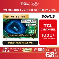 TCL C855 Premium QD-Mini LED | 4K Google TV | 65 75 85 98 inch | 144Hz VRR | Dolby Atmos | Dolby  Vi