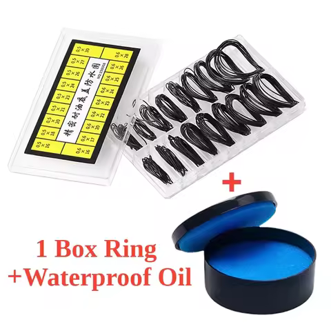 1box Watch Repair Tools O-Ring Seal Rubber Waterproof O-Ring Gasket for Watchmaker Thickness 0.5mm/0
