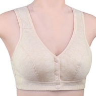 Yingbao 40-90kg Bra Women Front Button Without Wire Plus Size 48 34b Non Wire 38 Cup C Push Up Full 