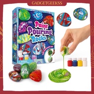 Inverted Lacquer Stone Painting Set Educational Painting Toy 3D Paint