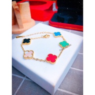 4-leaf clover titanium bracelet color VLT75