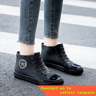 2022New Rain Boots Ladies Fashion Outer Wear Trendy Non-Slip Rain Rubber Boots Shoe Cover Low Cut Short Tube Waterproof