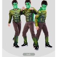 Hulk costume with mask for kids