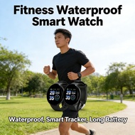Sports Watch1.44 Inch Watch Monitor Sleep Blood Pressure Heart Rate Round Color Smart Watch D18 Badg